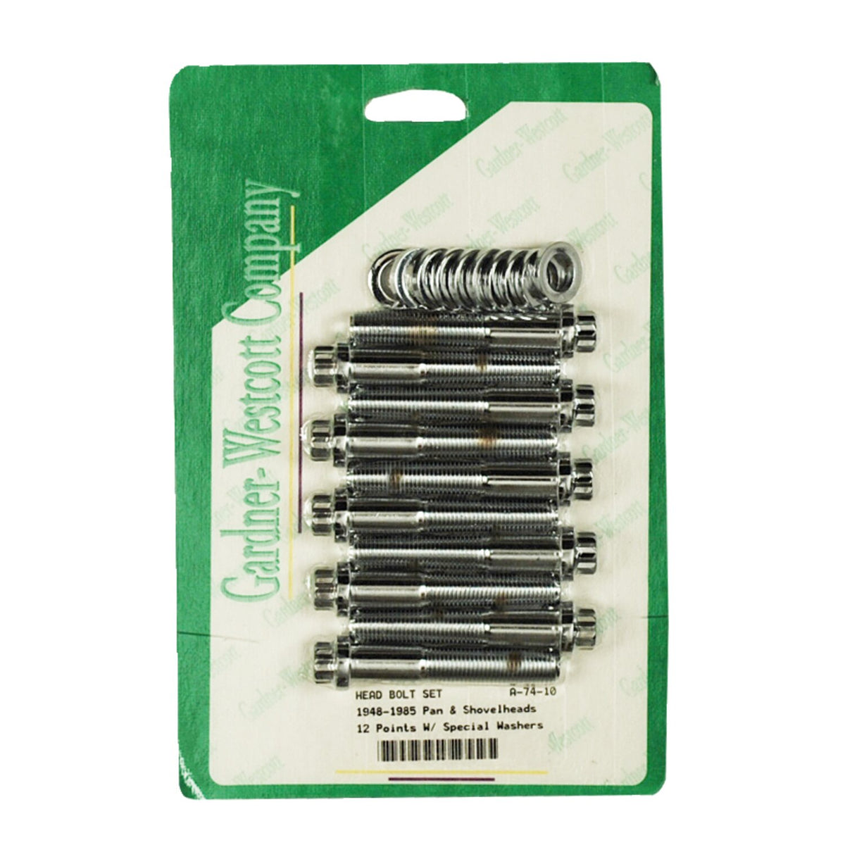 Gardner-Westcott Head bolt kit 12-point - chrome