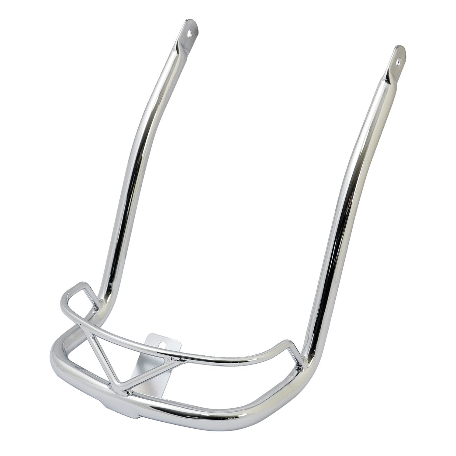 MCS Vintage saddlebag rail rear - Chrome