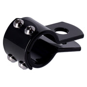 MCS 3-piece clamp 1-1/8" - Black steel