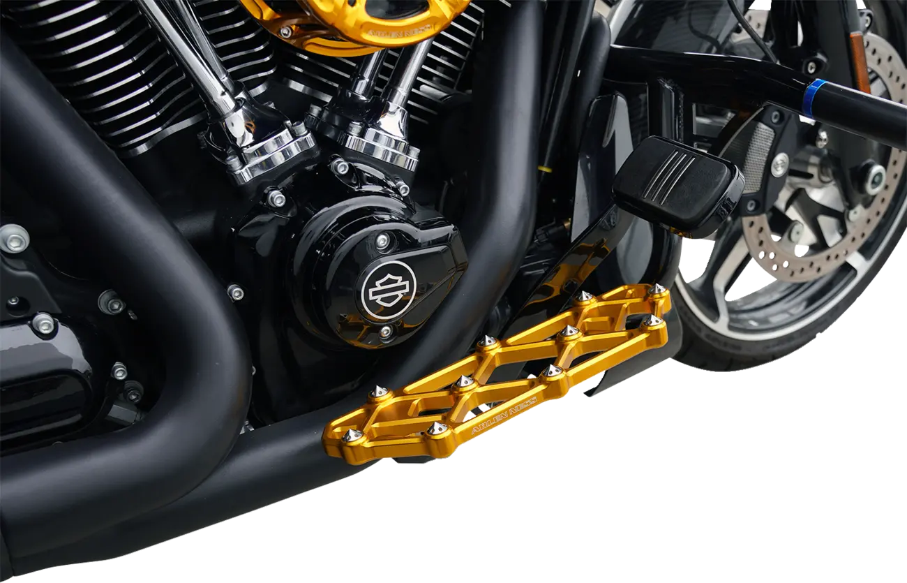 Arlen Ness Diamond Floorboards - Gold