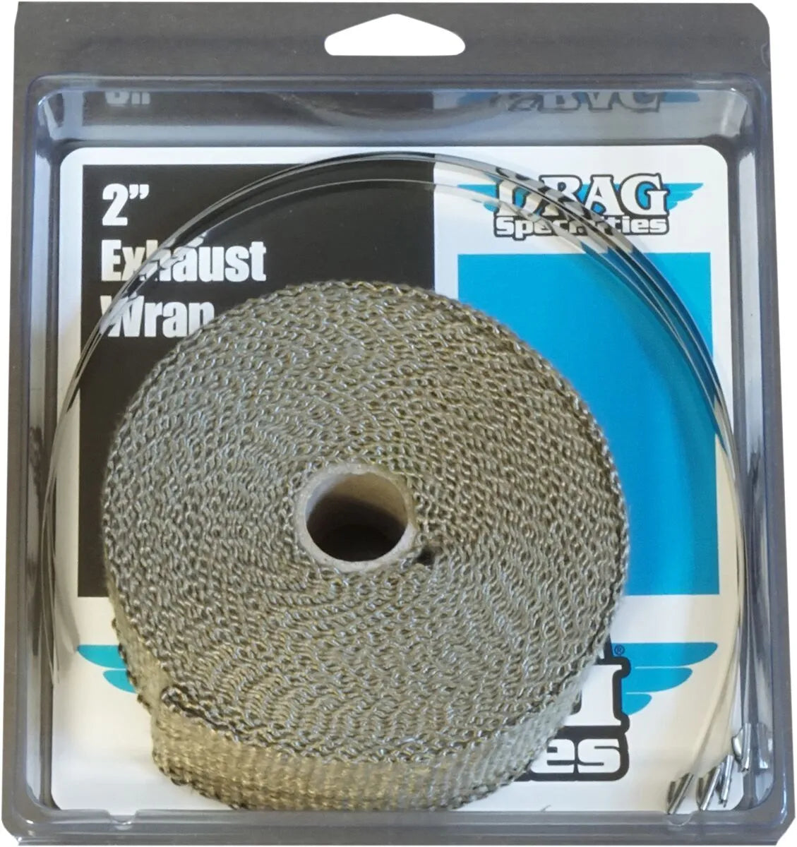 Drag Specialties Vävda Basalt Avgasrör Wrap Kit