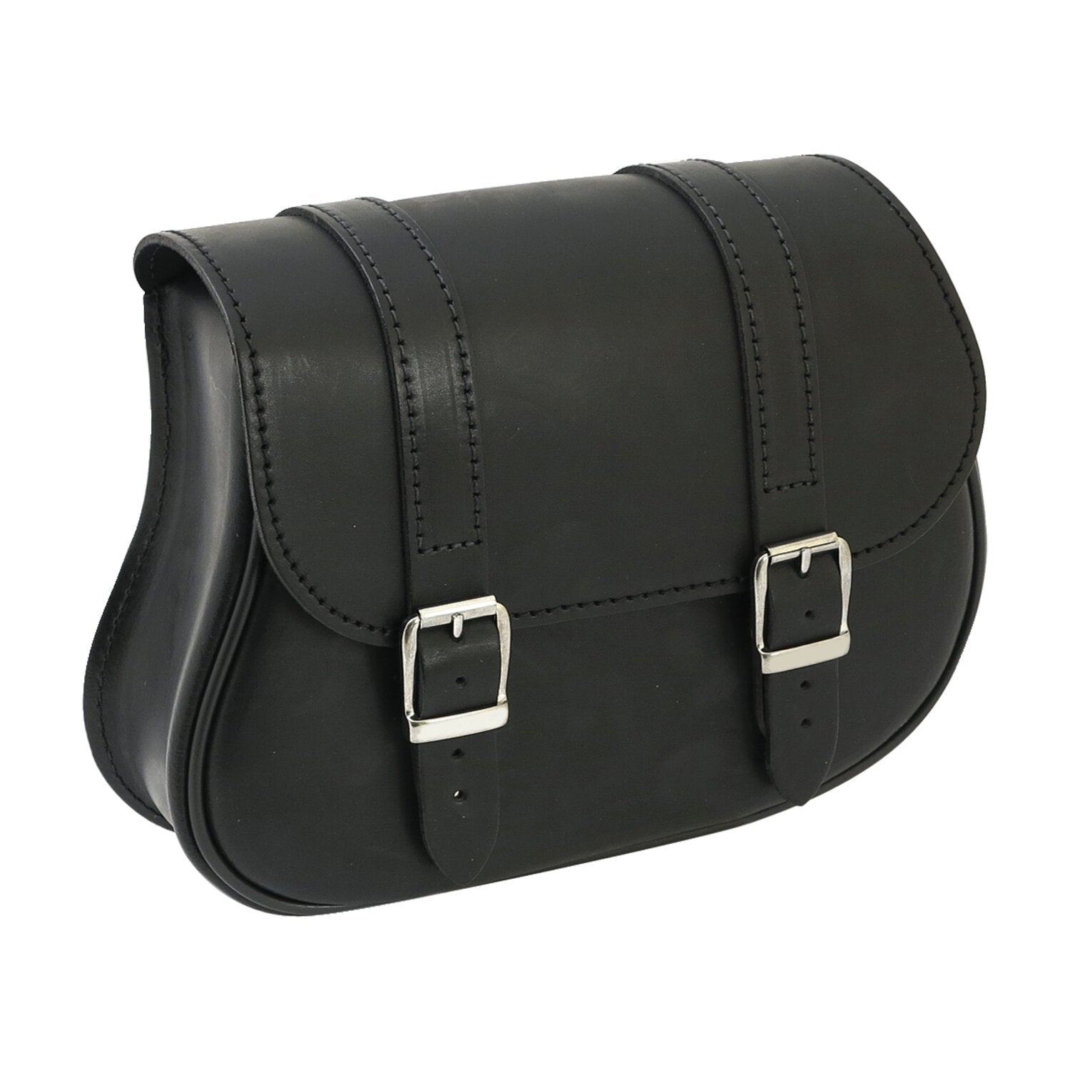 MCS leather swing arm bag 5 liter - Black