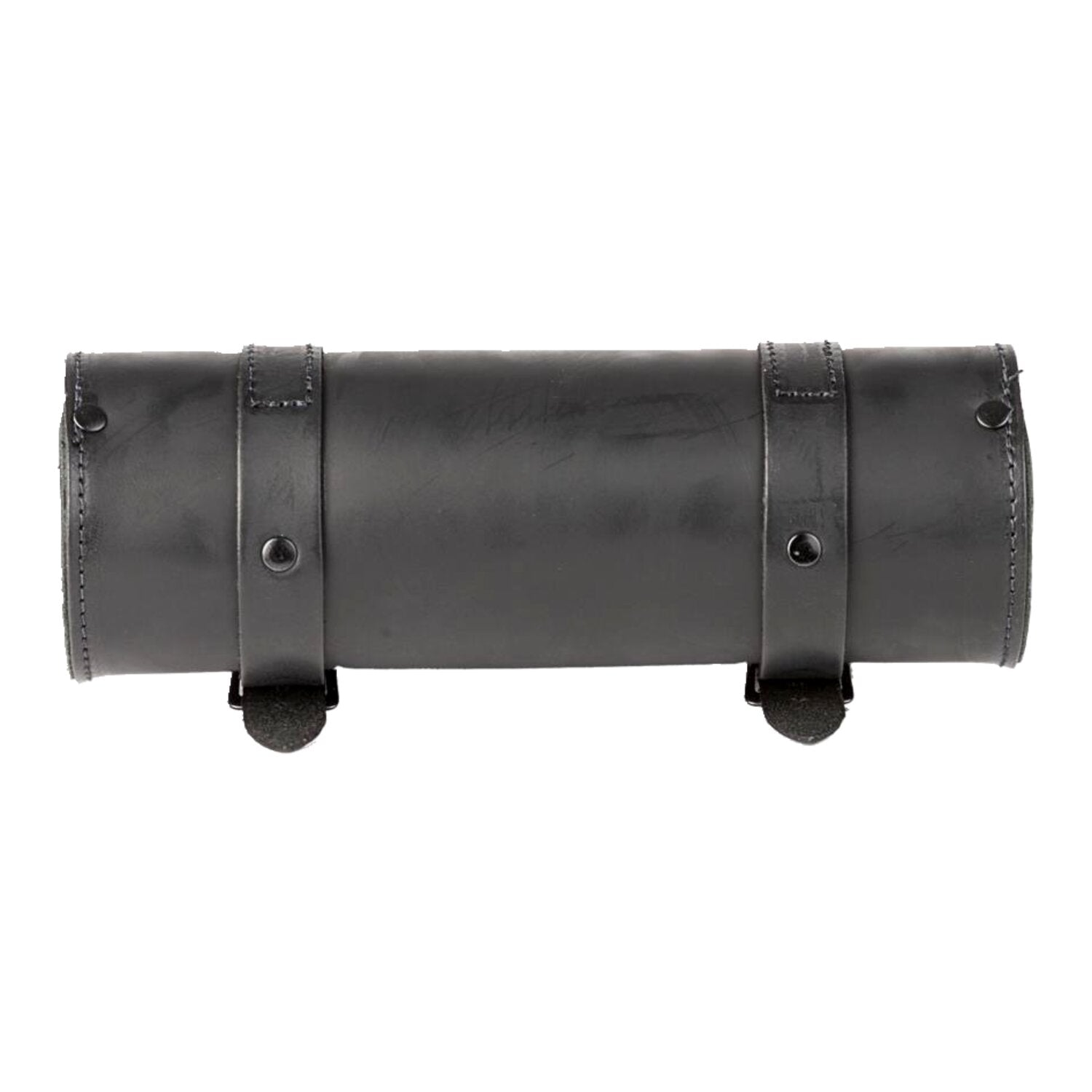 MCS leather tool roll - Black with black buckles - 1L