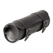 MCS leather tool roll - Black with black buckles - 1L