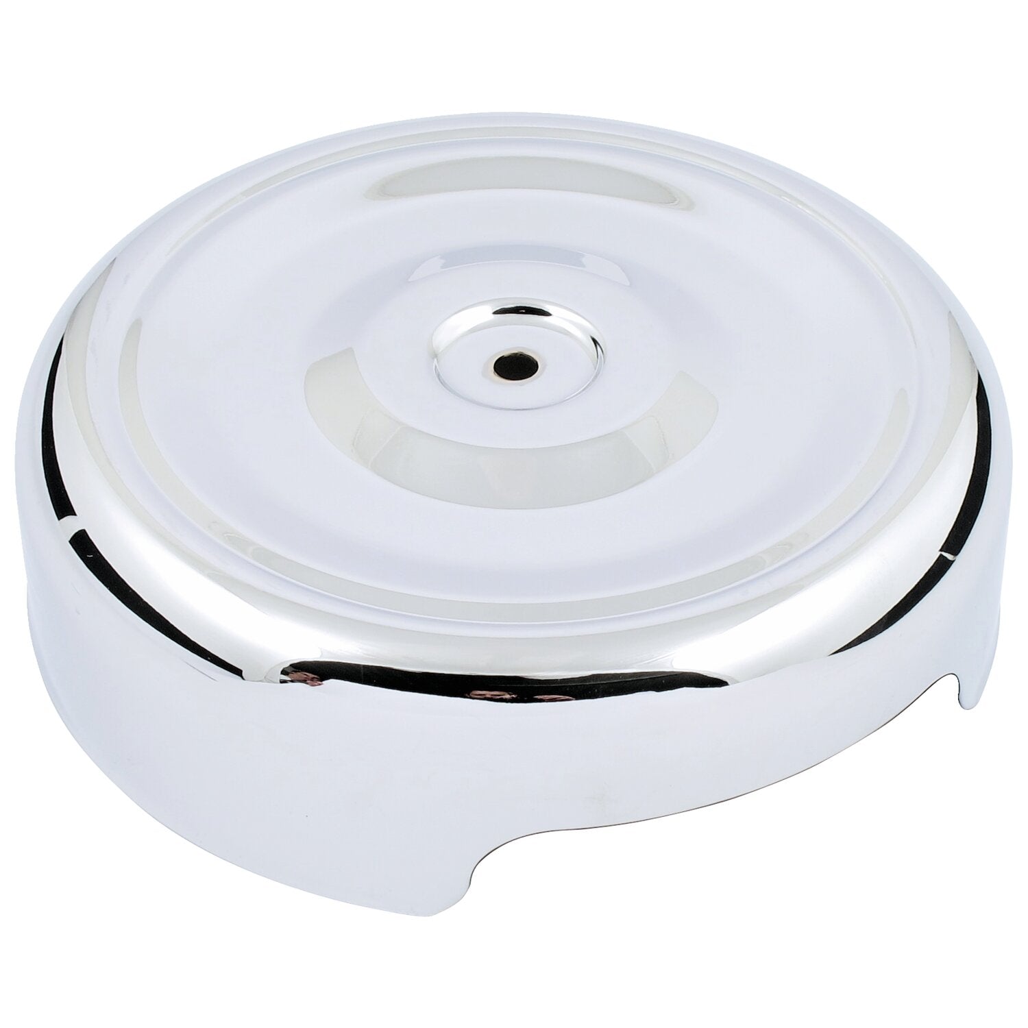 MCS Air cleaner cover Bobber style - 8" chrome