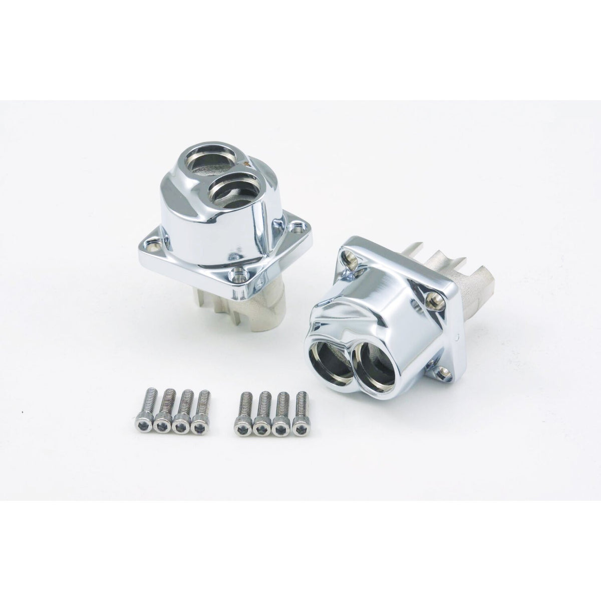 MCS 84-99 tappet block set front/rear - Chrome