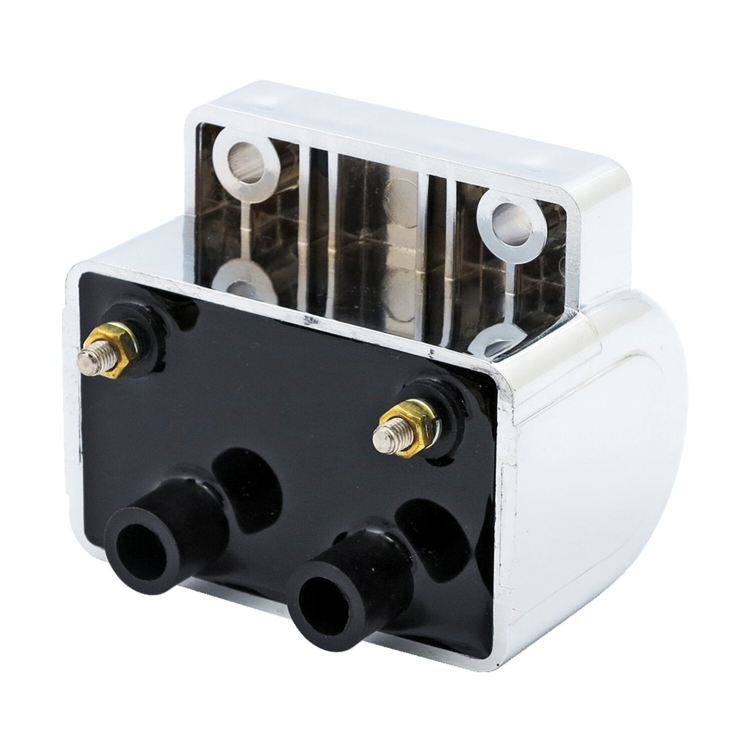 MCS Late OEM style ignition coil - 12v 5 ohm - Chrome