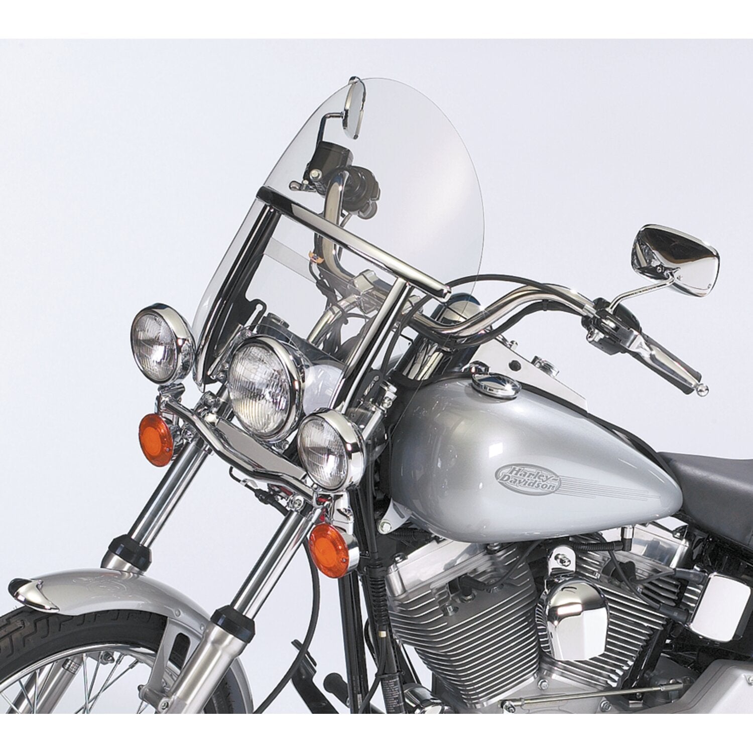 National Cycle Ranger Heavy Duty™ Windshield - Light gray