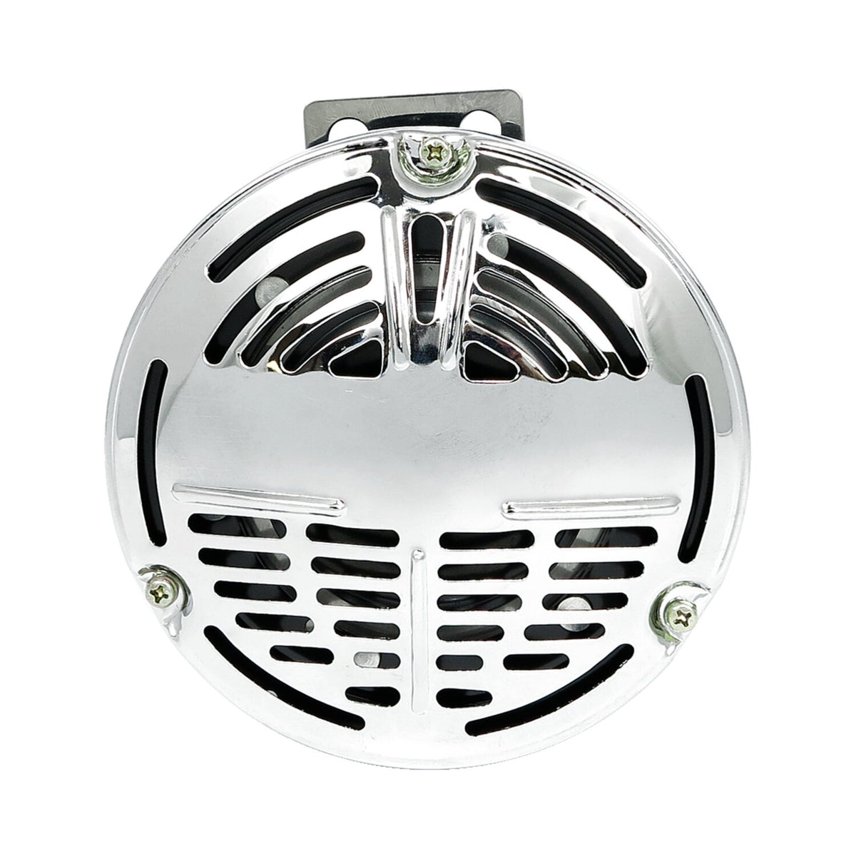 MCS OEM style 5-1/2" Springer horn - Chrome - 12-Volt