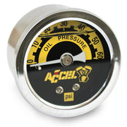 ACCEL oil pressure gauge 0-60 PSI - Chrome