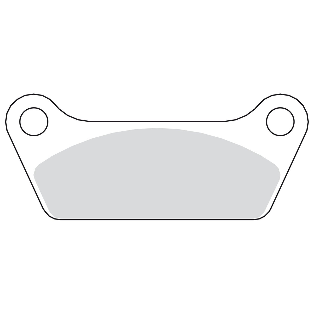 MCS brake pads rear - Organic