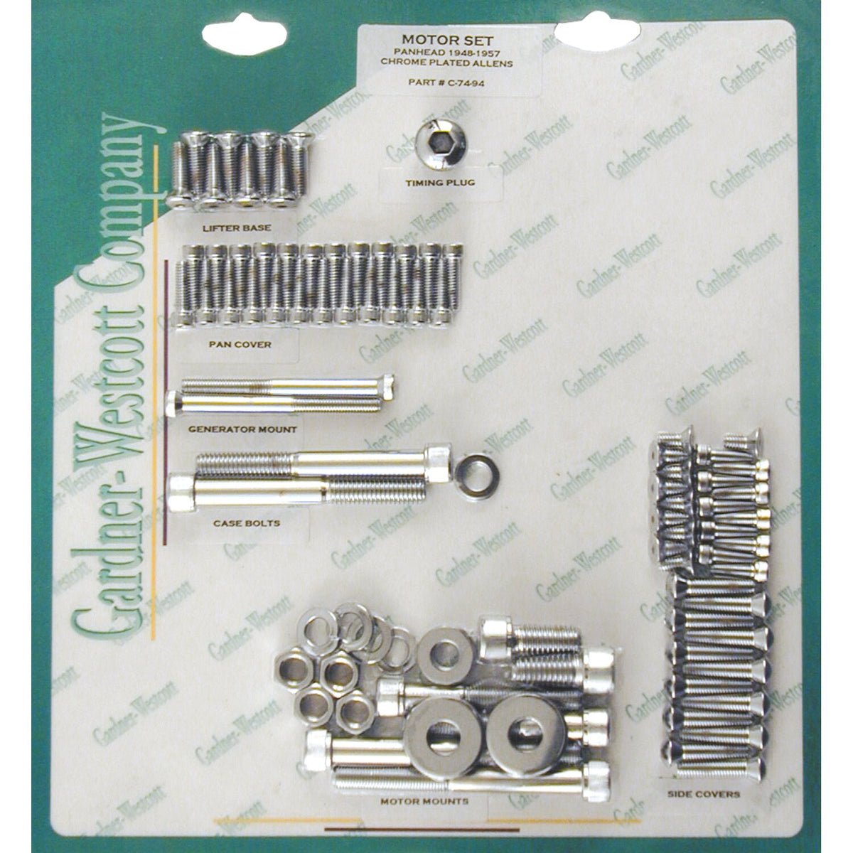 Gardner-Westcott Motor screw set allen