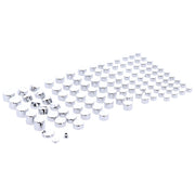 MCS Smoothtopps push-on cover set (111pc) - Chrome
