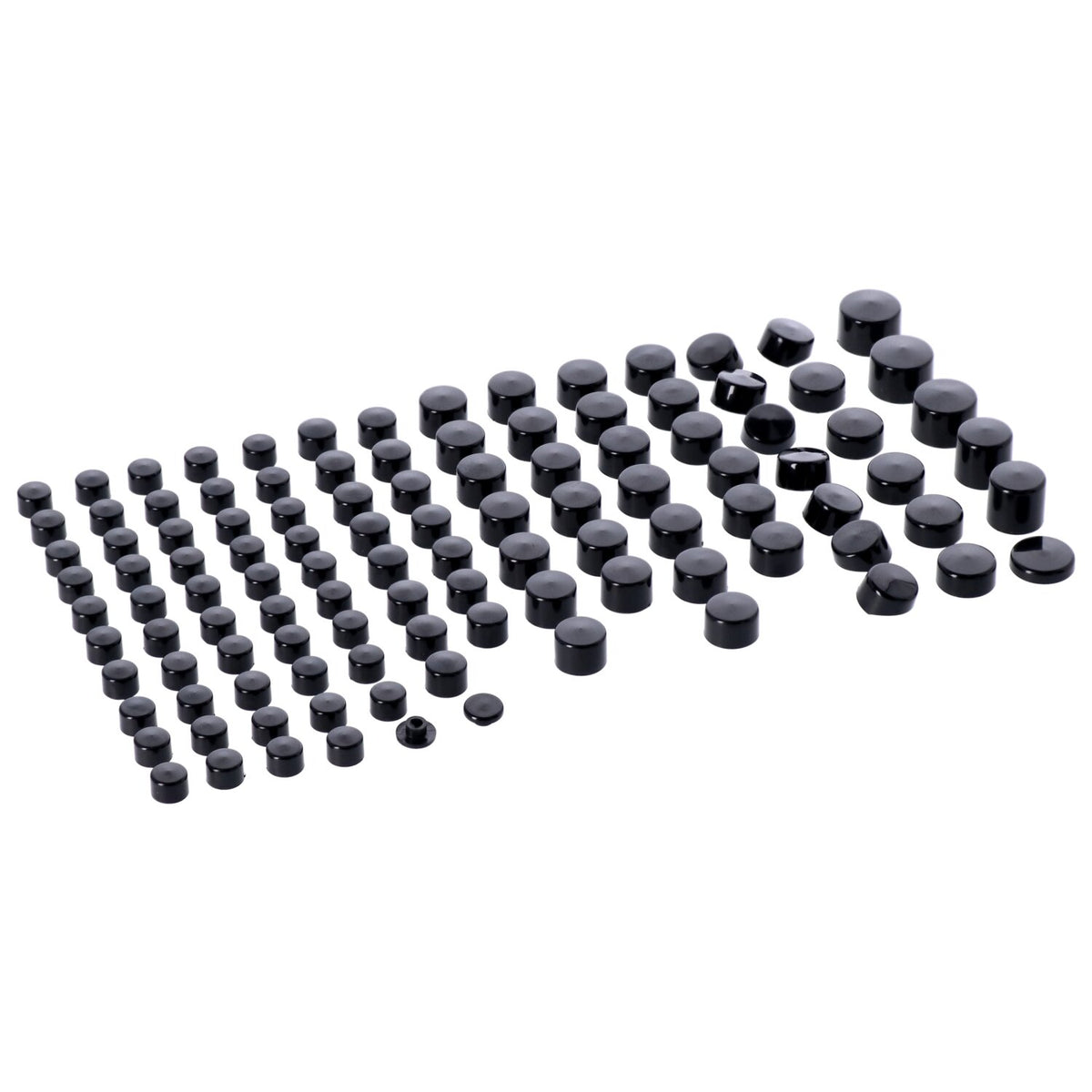 MCS Smoothtopps push-on cover set (111pc) - Black