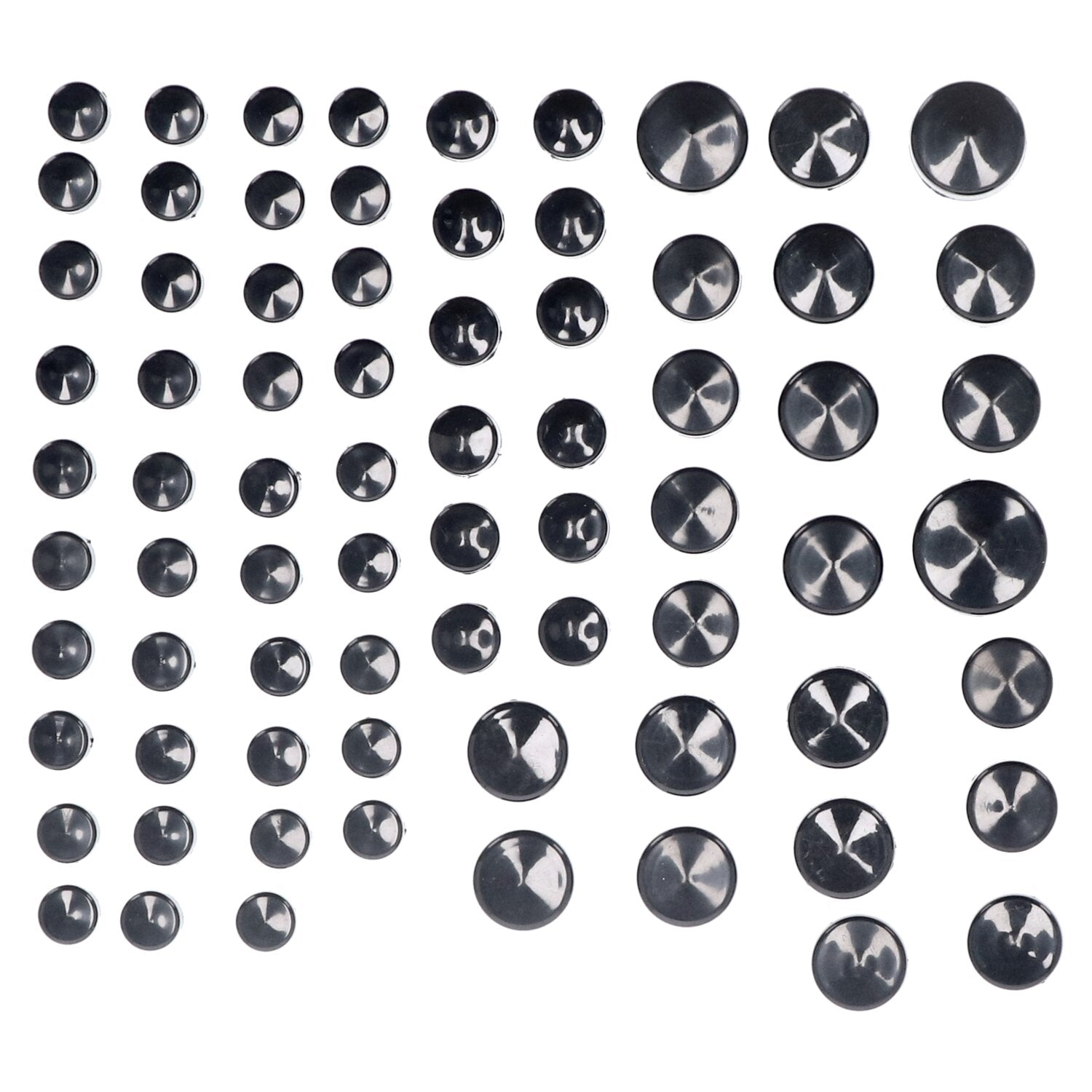MCS Smoothtopps push-on cover set (74pc) - Black