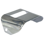 MCS 73-up taillight visor - plain - Chrome