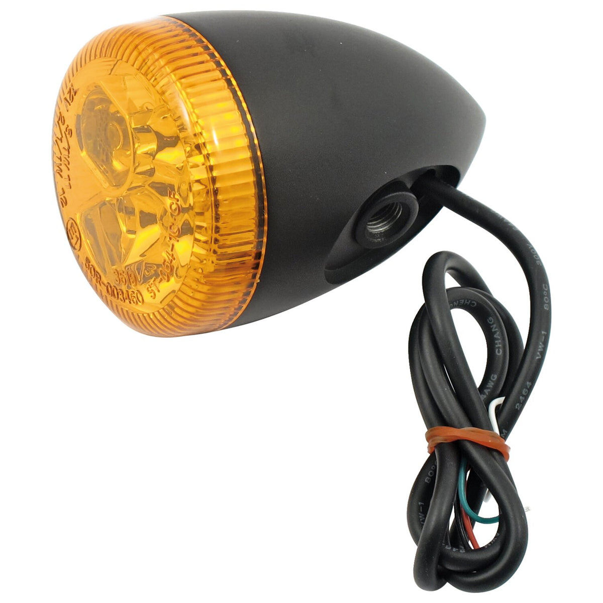 MCS 3-1 LED bullet taillight / turn signal combo - Black - Amber