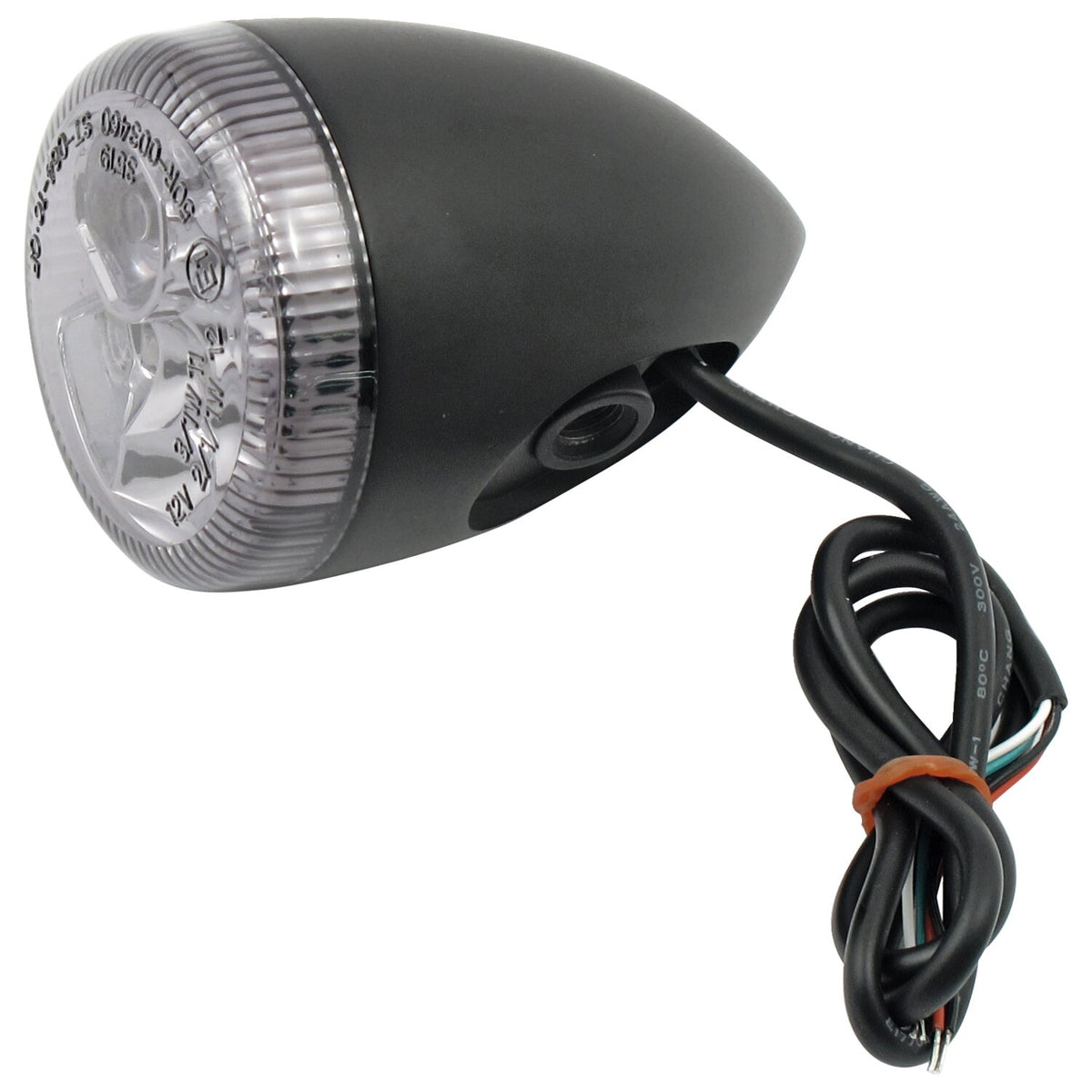 MCS 3-1 LED bullet taillight / turn signal combo - Black - Smoke