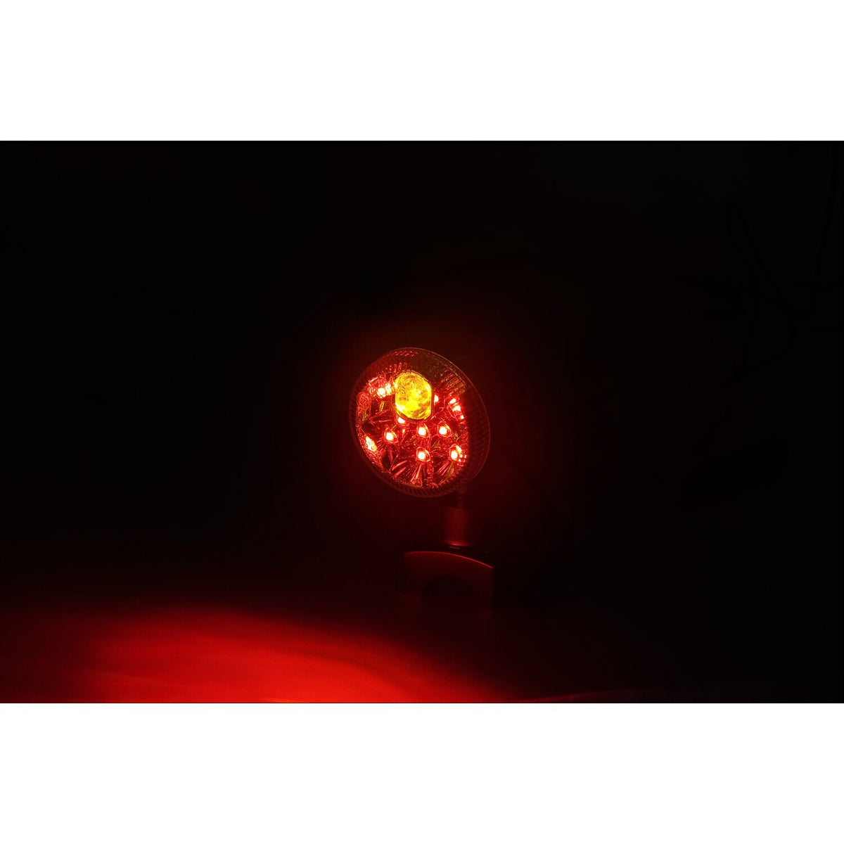 MCS 3-1 LED bullet taillight / turn signal combo - Chrome - Amber