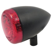 MCS 3-1 LED bullet taillight / turn signal combo - Black - Red