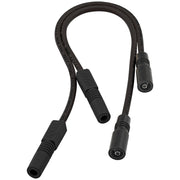Accel 8mm Ferro Spiral core spark plug wire set - Black