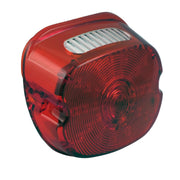 MCS Laydown LED taillight lens assembly - Red lens