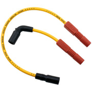 Accel 8mm Ferro Spiral core spark plug wire set - Yellow