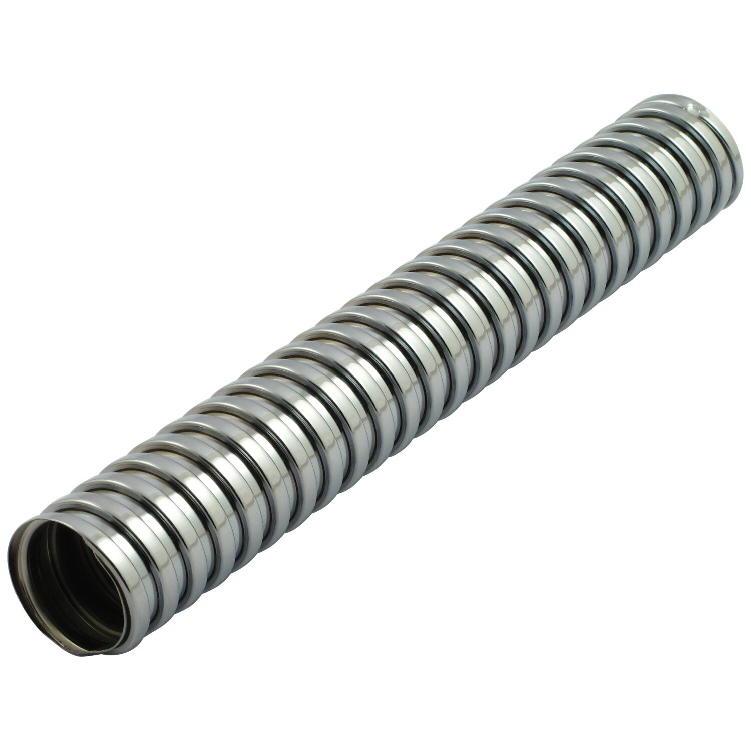 MCS Flexible exhaust header cover - Chrome