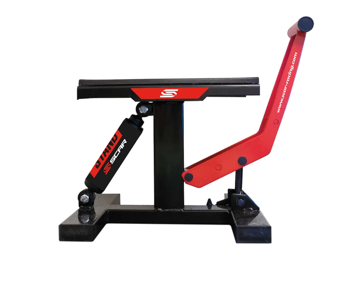Scar Racing Adjustable Lift Stand Black Red