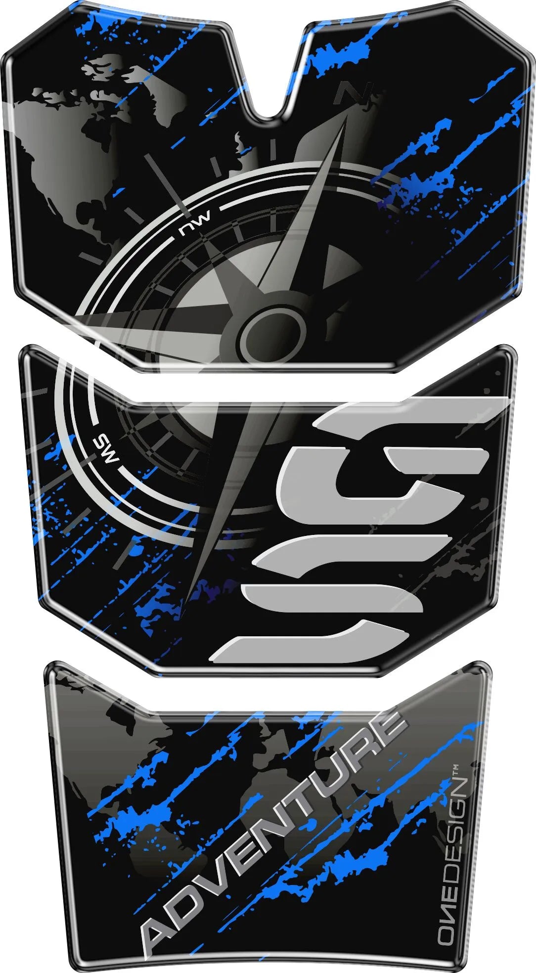 Onedesign Resin/soft Touch Tank Pad For Bmw