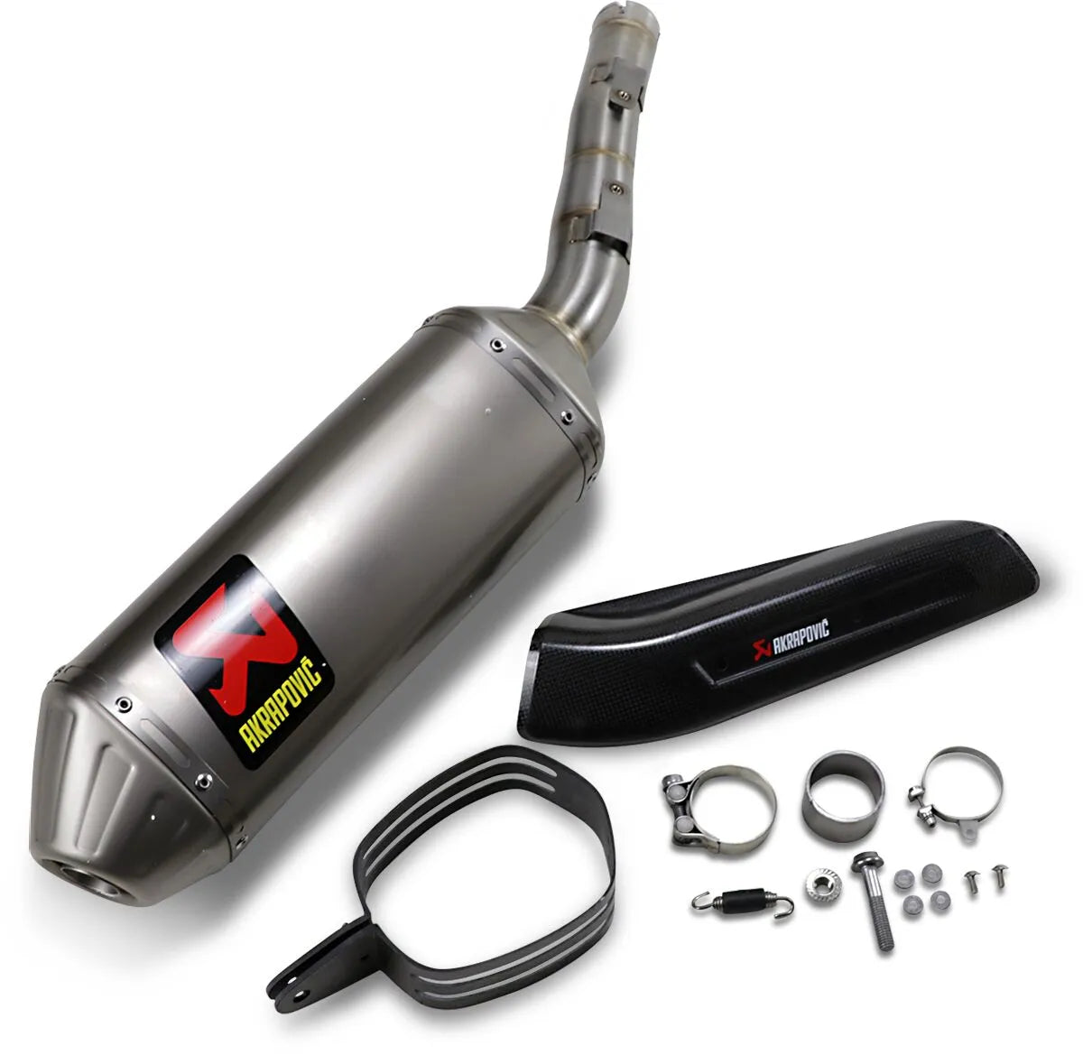 Akrapovic Slip-on Line Ljuddämpare - Titan - ECE Besiktningsgodkänd