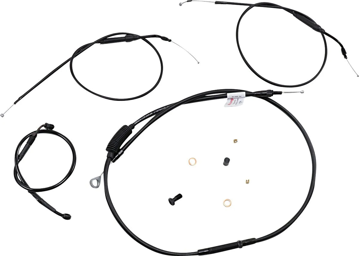 Burly Brand Extended Cable & Brake Line Kit for Sportsters ABS