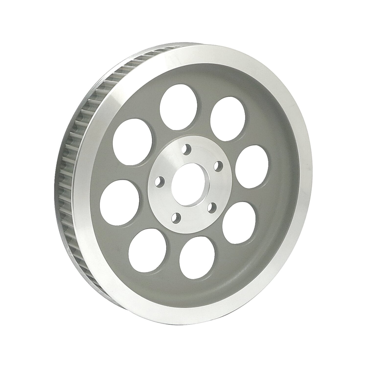 MCS Reproduction OEM style wheel pulley 70t 1-1/2" belt - Silver