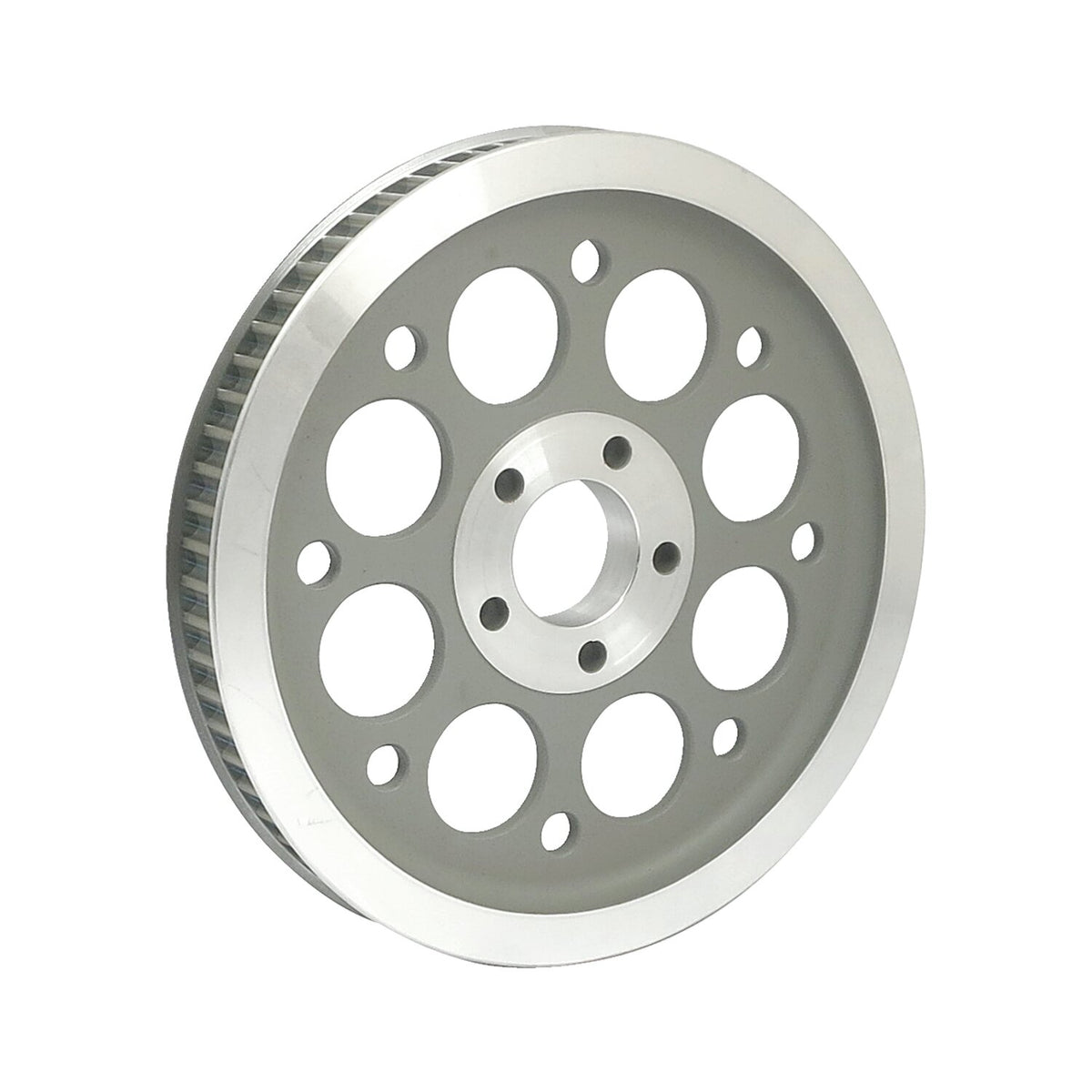 MCS Reproduction OEM style wheel pulley 70t 1-1/8" belt - Silver