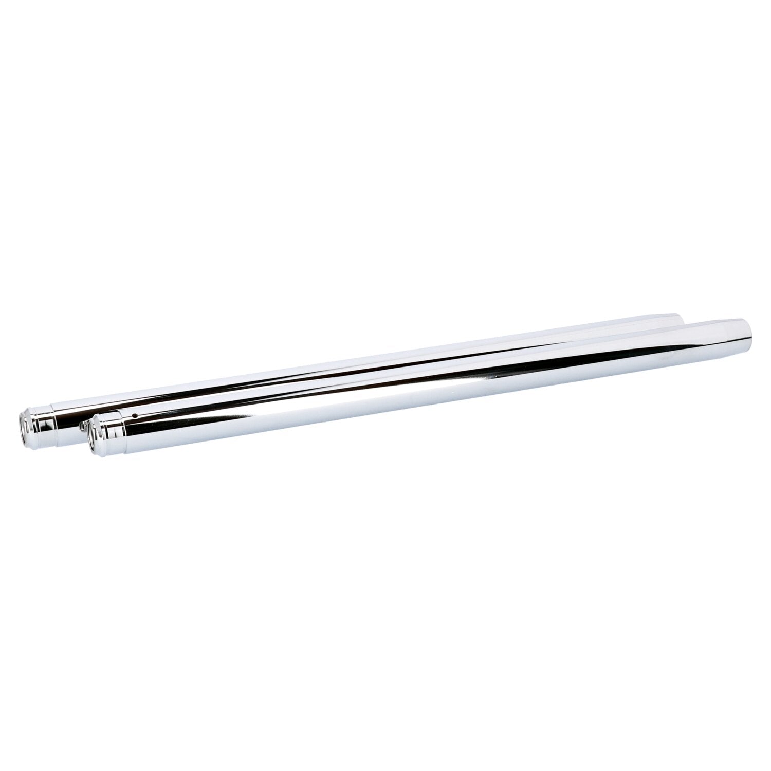 MCS Fork tubes 35mm 23-1/4" - show chrome