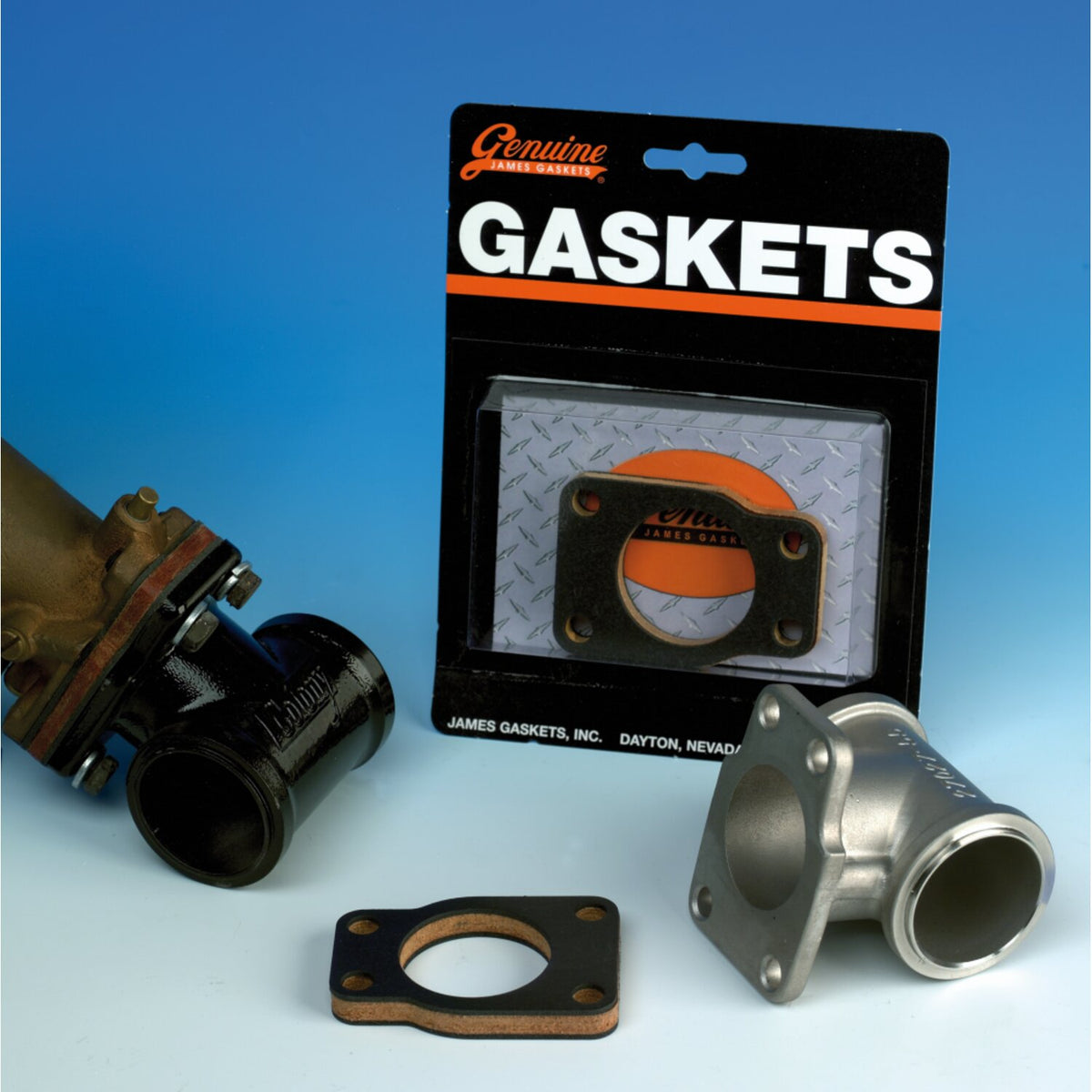 James Gaskets James manifold gasket & spacer kit - 4-bolt Linkert
