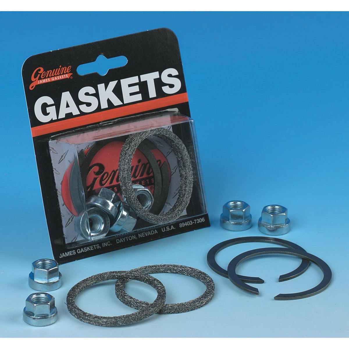 James Gaskets James exhaust gasket & mount kit - Wire/Graphite gaskets