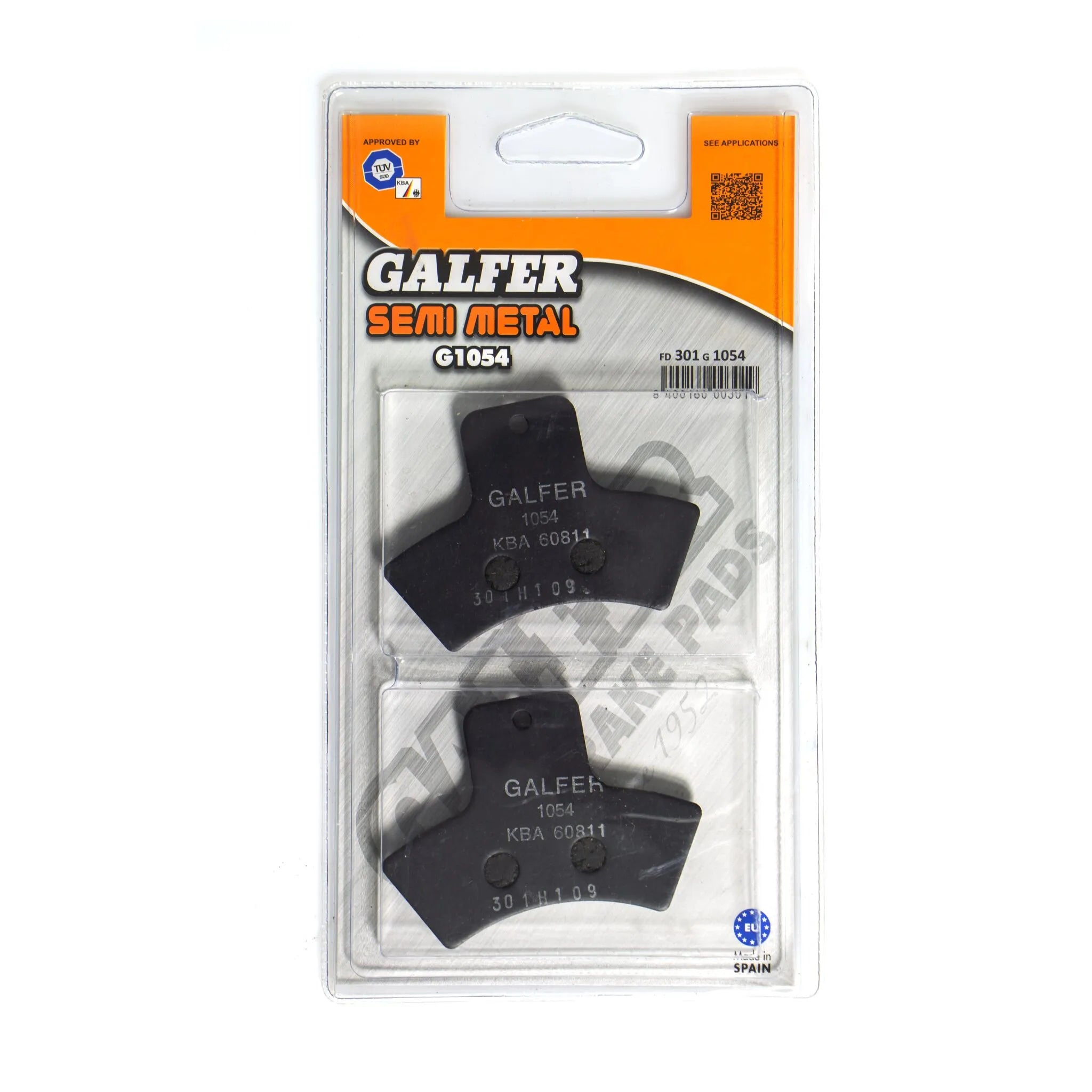 Galfer Semi-metallic Bromsbelägg För Oem Ersättning - Bak
