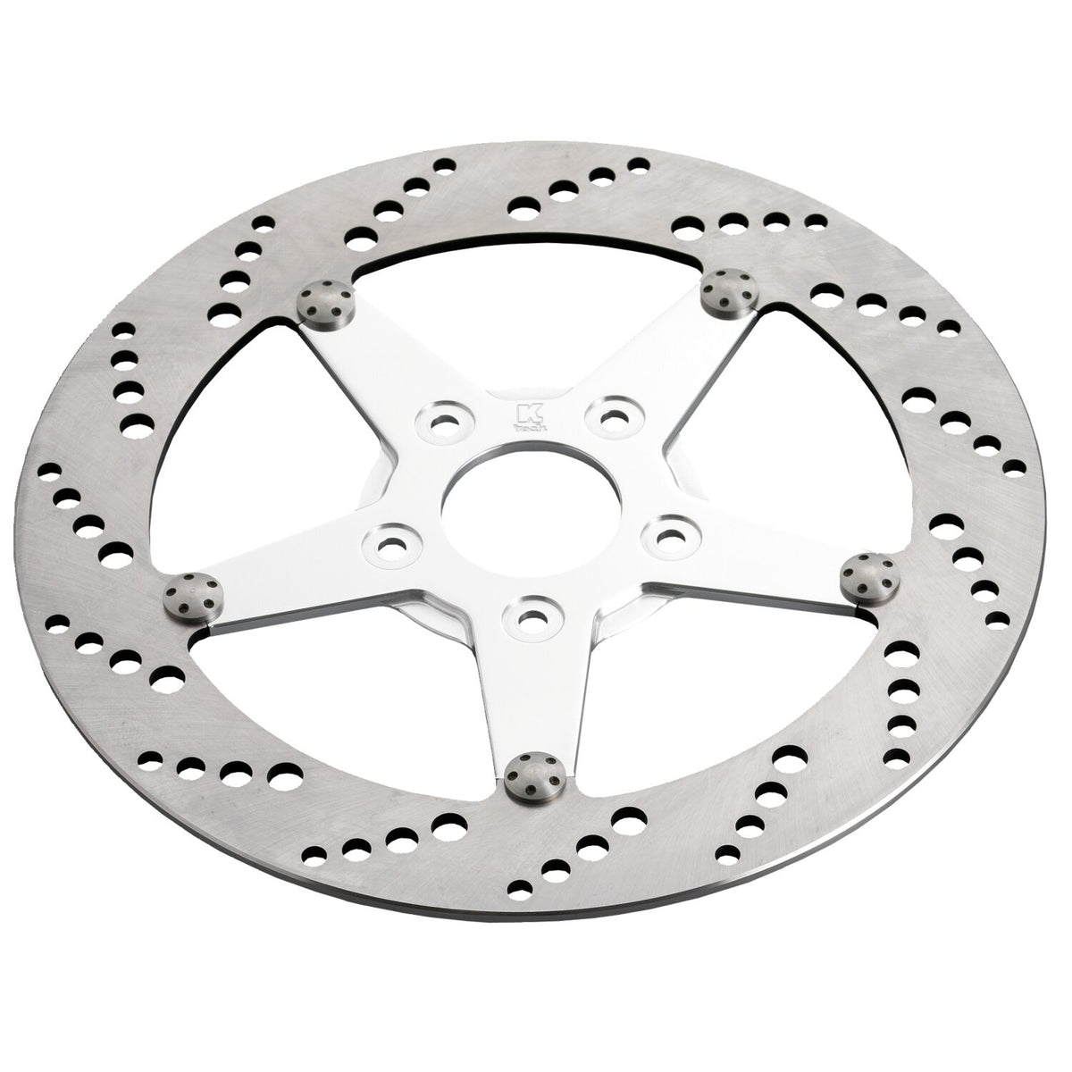 Kustom Tech K-Tech front left brake rotor 11.5" stainless polish center