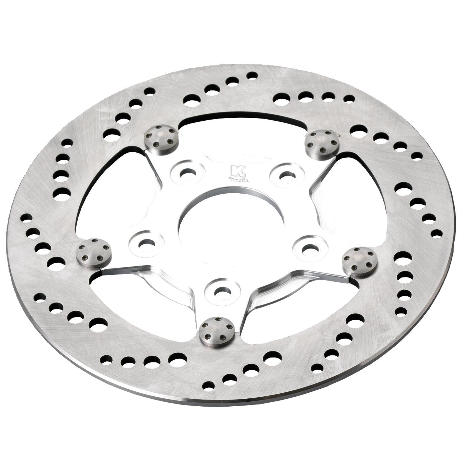 Kustom Tech K-Tech drilled brake rotor stainless steel 8-1/2 inch