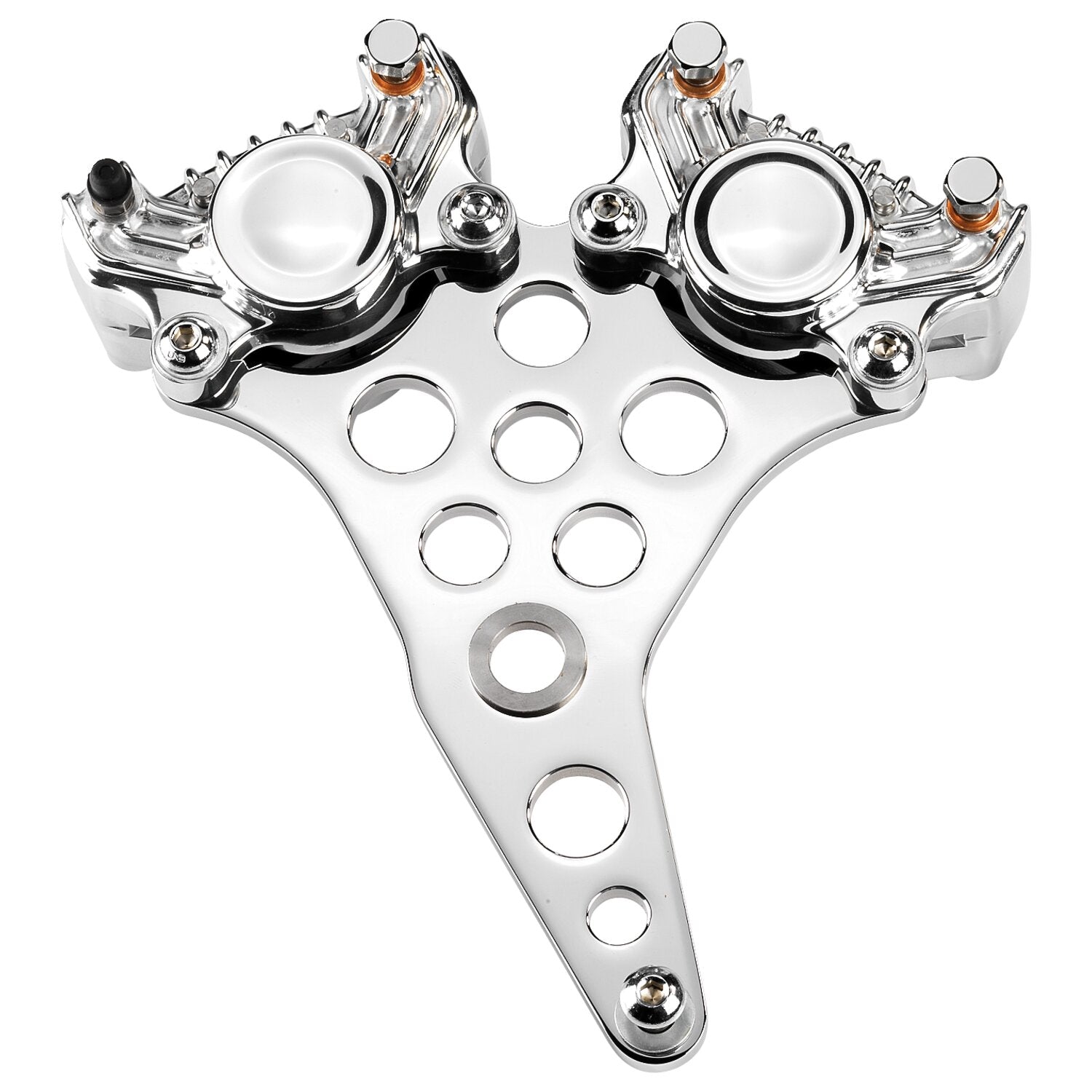 Kustom Tech K-Tech Super Freni rear caliper bracket - Polished