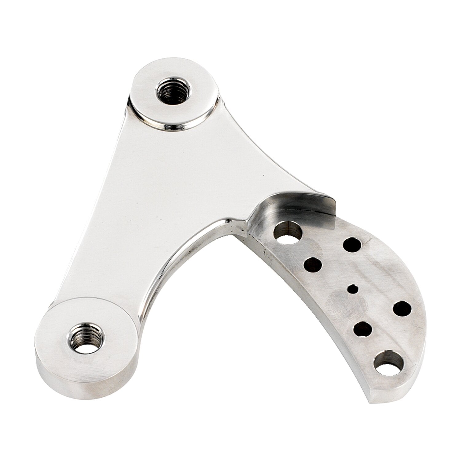 Kustom Tech K-Tech 2-piston caliper mounting bracket left - Polished