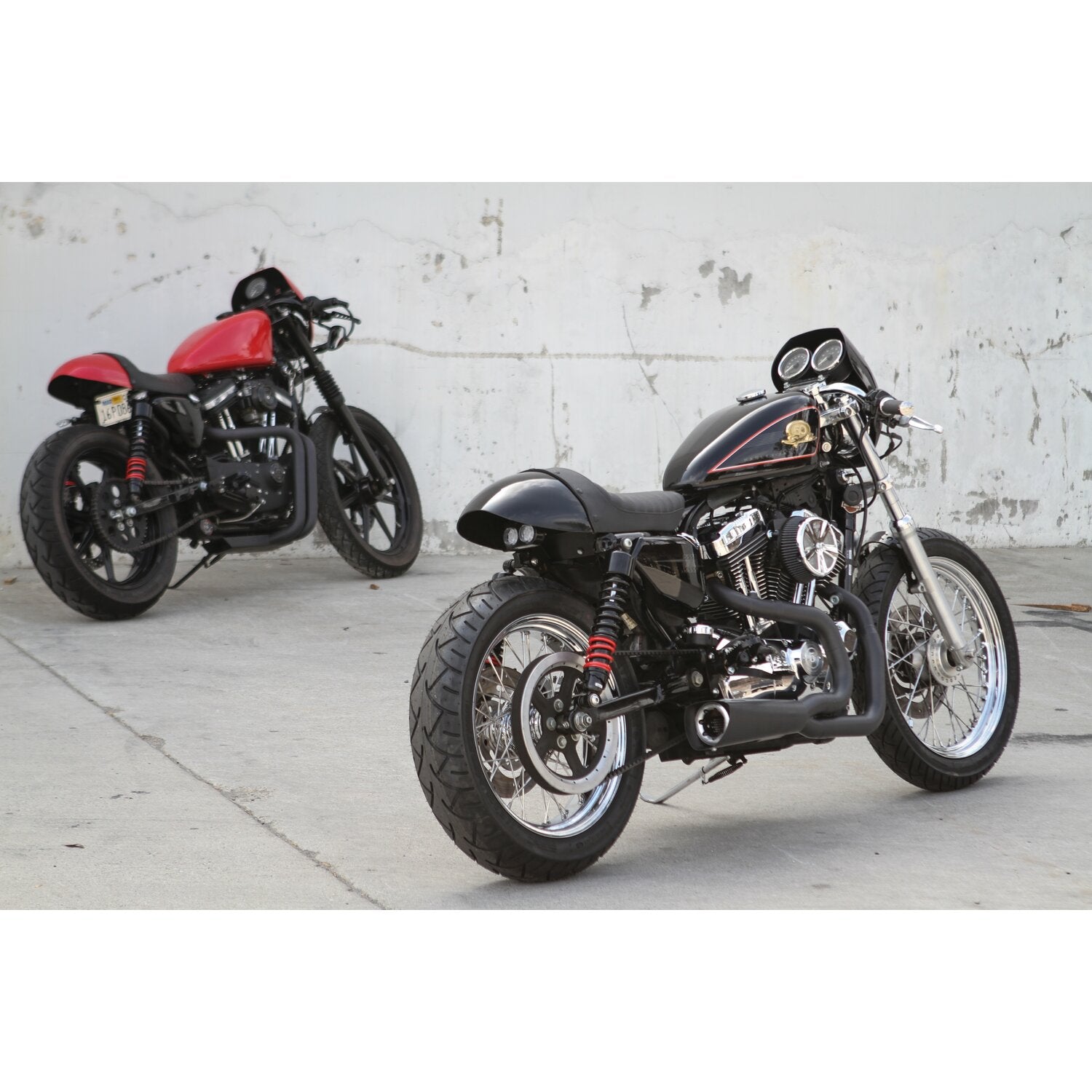 Burly Sportster cafe tail section - Paintable cowl