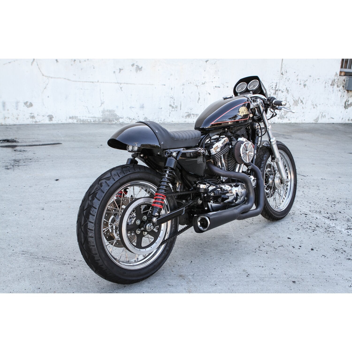 Burly Sportster cafe tail section - Paintable cowl