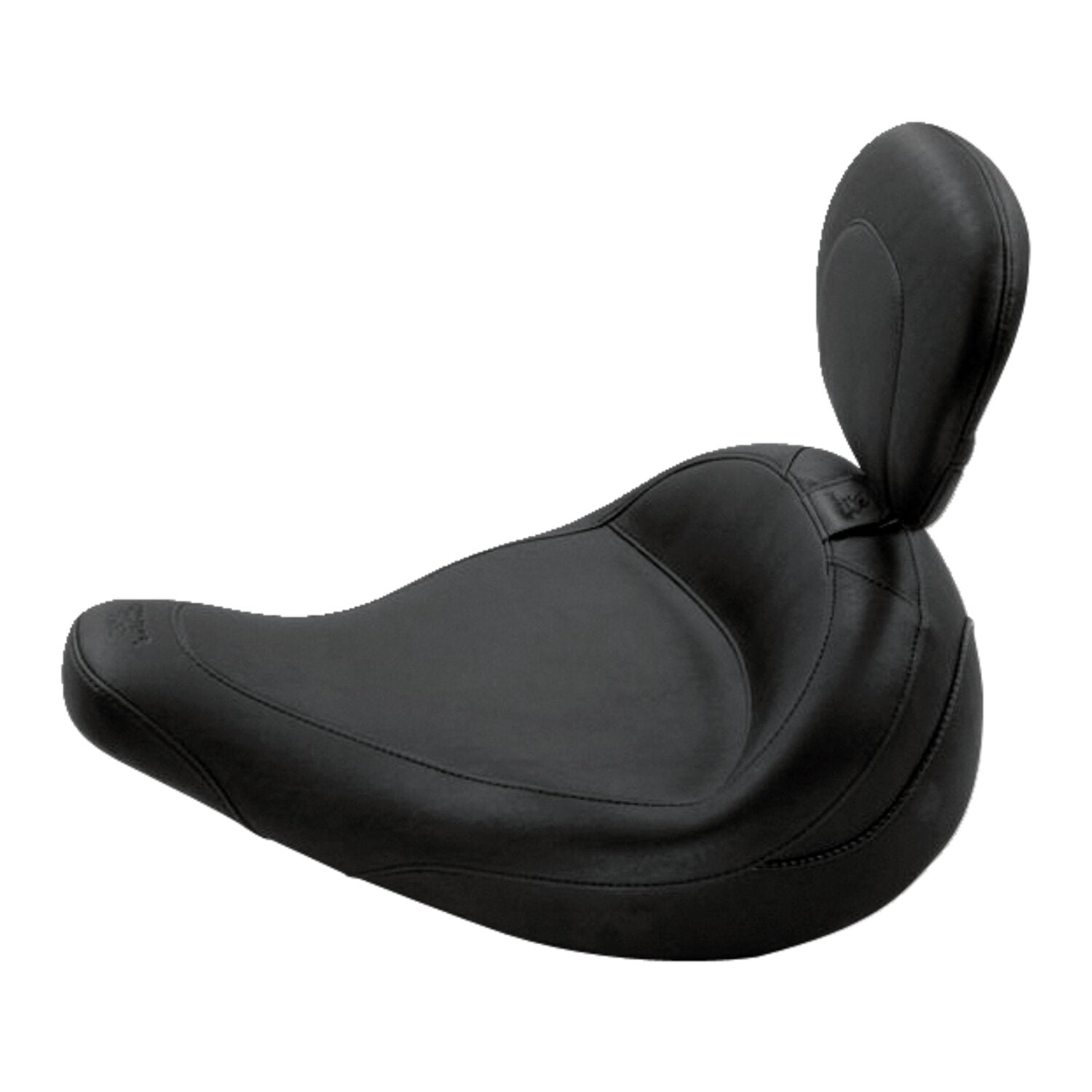 Mustang Standard Police solo seat - With rider backrest
