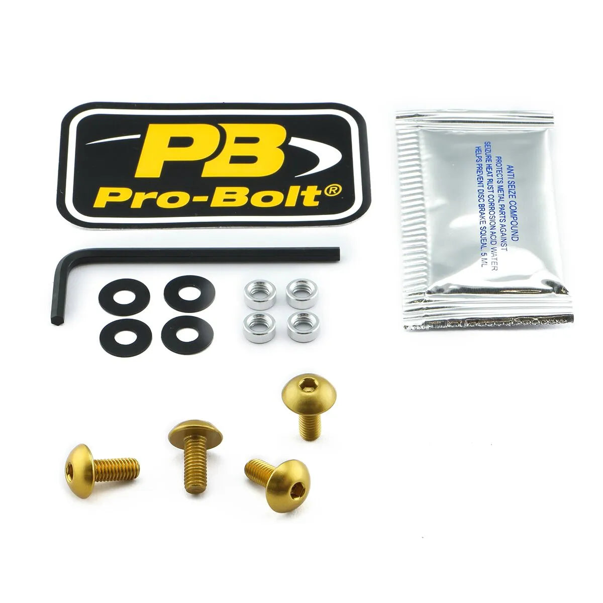 Pro Bolt Aluminium Screen Bolt Kit