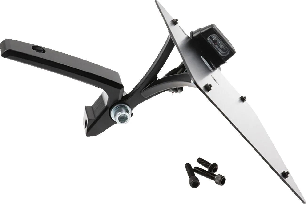 Cult Werk License Plate Holder - Black Steel