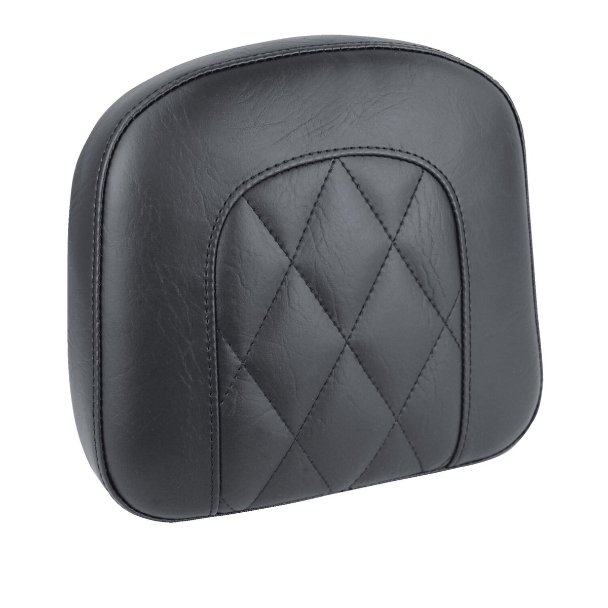 Mustang OEM style sissy bar pad - Black - Diamond