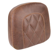 Mustang OEM style sissy bar pad - Brown - Diamond