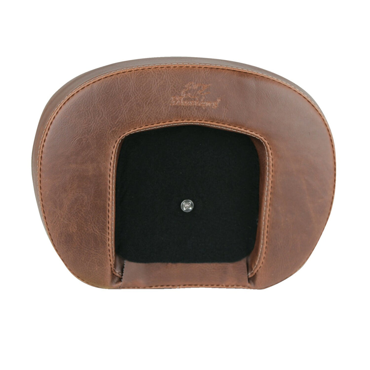 Mustang setback sissy bar pad - Brown - Diamond